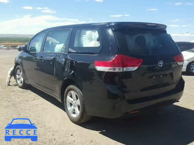 2011 TOYOTA SIENNA 5TDZK3DC6BS127861 image 2
