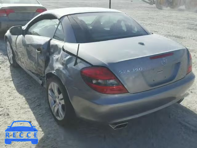 2009 MERCEDES-BENZ SLK350 WDBWK58F39F191755 image 2