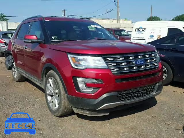 2017 FORD EXPLORER L 1FM5K7F87HGB80680 image 0