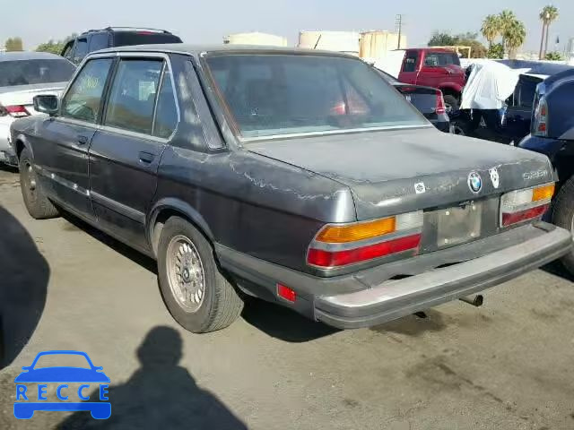1986 BMW 528E AUTOMATIC WBADK830XG9702481 image 2