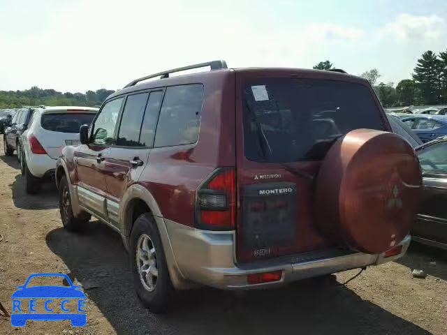 2002 MITSUBISHI MONTERO XL JA4MW31R32J025416 зображення 2