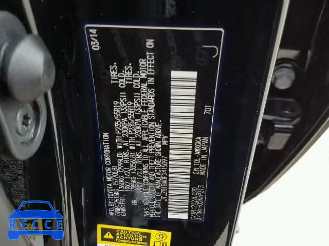 2015 LEXUS RX 450H JTJZB1BA0F2415097 image 9