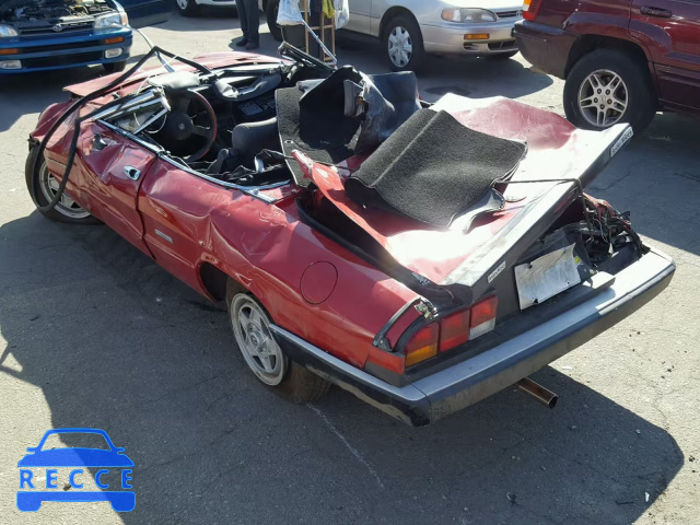 1989 ALFA ROMEO SPIDER VEL ZARBA5584K1066295 image 2