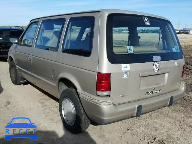 1991 PLYMOUTH VOYAGER 2P4GH2536MR127784 image 2