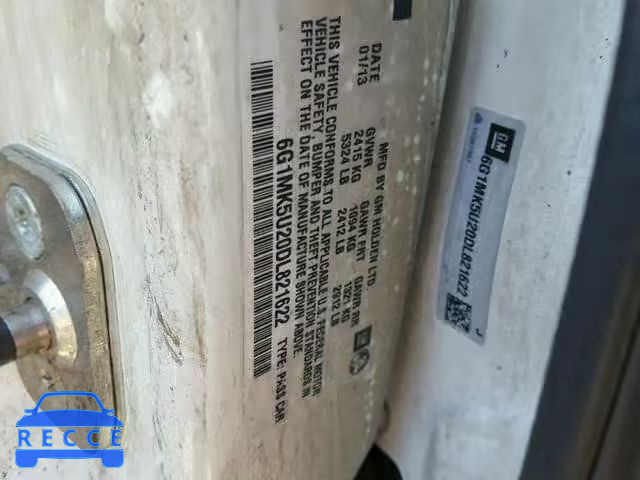 2013 CHEVROLET CAPRICE PO 6G1MK5U20DL821622 image 9