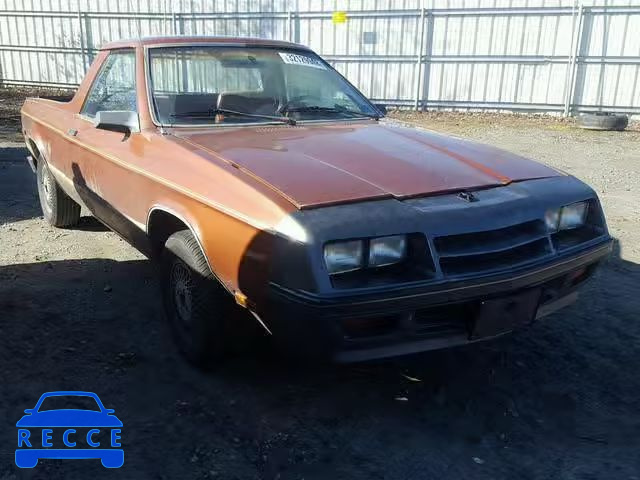 1984 DODGE RAMPAGE 1B7EZ44CXED106382 image 0