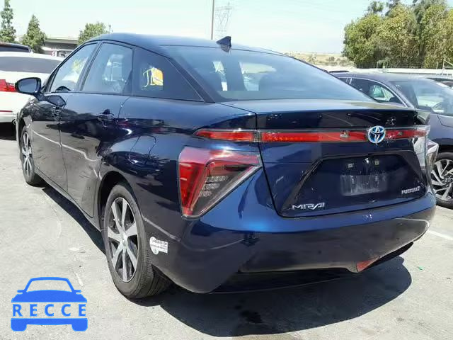 2016 TOYOTA MIRAI JTDBVRBD7GA000936 image 2