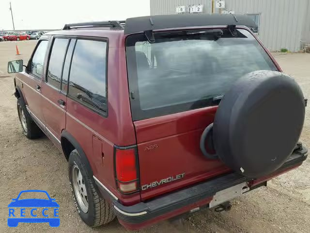 1992 CHEVROLET BLAZER S10 1GNDT13Z9N2170675 image 2