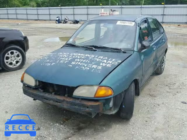 1996 FORD ASPIRE KNJLT06HXT6170866 image 1