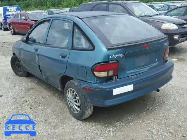 1996 FORD ASPIRE KNJLT06HXT6170866 image 2