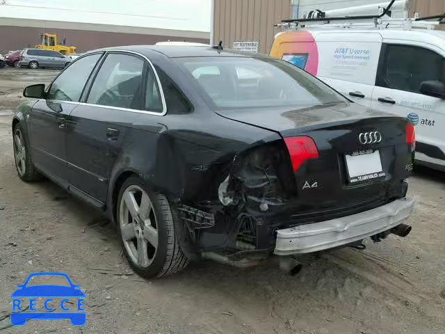 2008 AUDI A4 S-LINE WAUEF78E78A161140 image 2