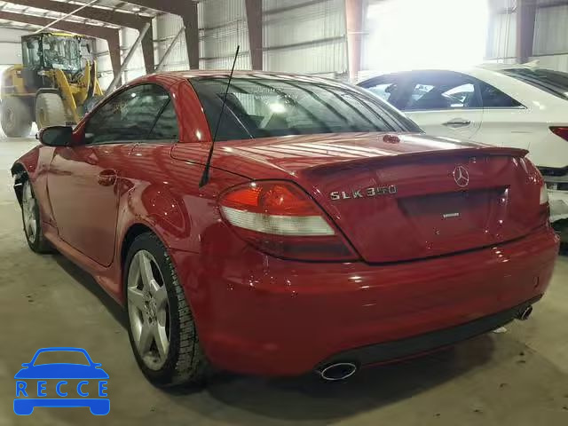 2007 MERCEDES-BENZ SLK 350 WDBWK56F57F155100 image 2