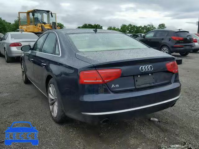 2013 AUDI A8 QUATTRO WAUAGAFD6DN002566 image 2