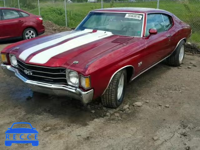 1972 CHEVROLET CHEVELL SS 1D37H2L557484 image 1