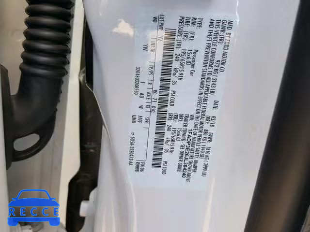 2018 FORD FOCUS S 1FADP3E26JL304240 image 9