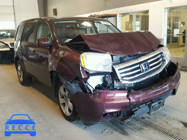 2014 HONDA PILOT EXLN 5FNYF4H71EB020986 image 0