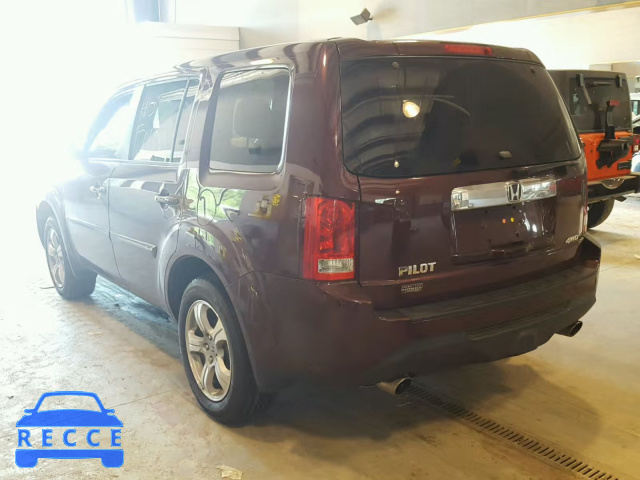 2014 HONDA PILOT EXLN 5FNYF4H71EB020986 image 2