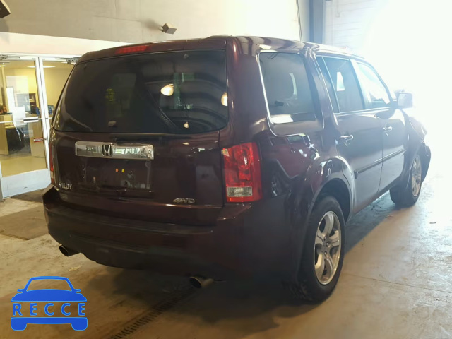 2014 HONDA PILOT EXLN 5FNYF4H71EB020986 image 3