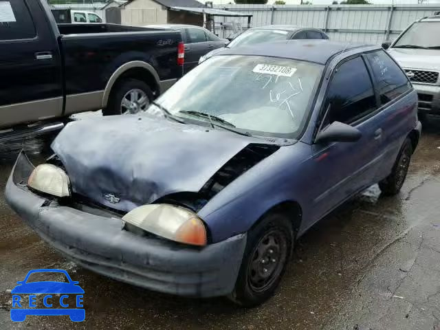 1998 CHEVROLET METRO 2C1MR2266W6736295 image 1