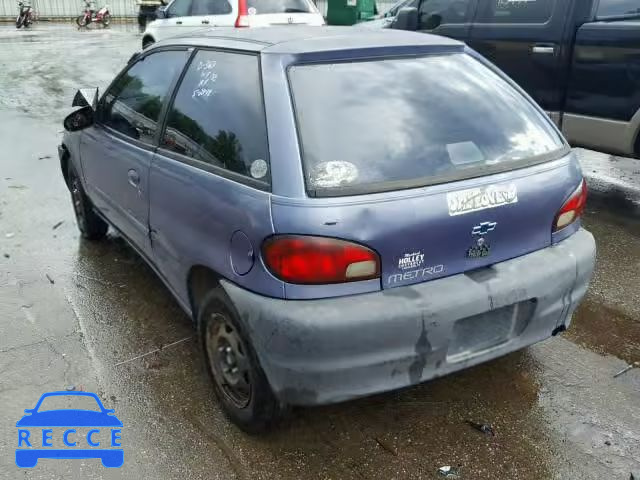 1998 CHEVROLET METRO 2C1MR2266W6736295 image 2