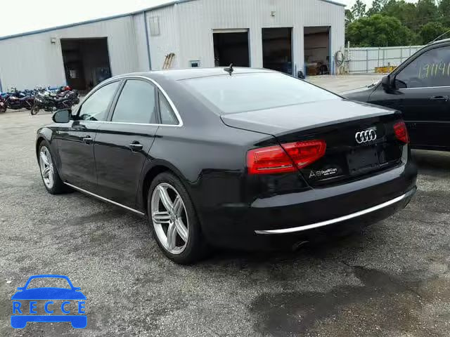 2013 AUDI A8 QUATTRO WAUAGAFD3DN001276 image 2