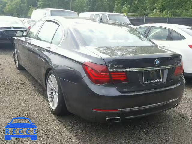 2015 BMW 750 LXI WBAYF8C53FD654464 зображення 2