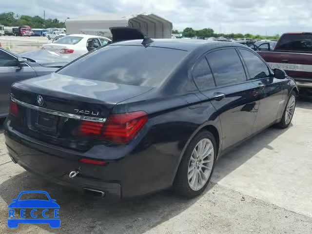 2014 BMW 740 LXI WBAYF4C57ED281758 зображення 3