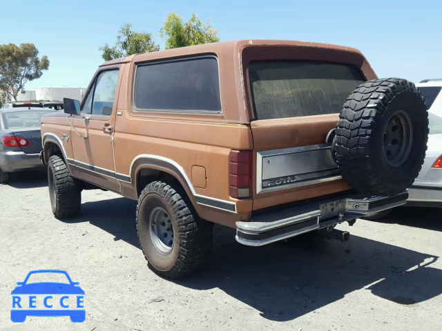 1981 FORD BRONCO U10 1FMEU15F9BLA70641 image 2