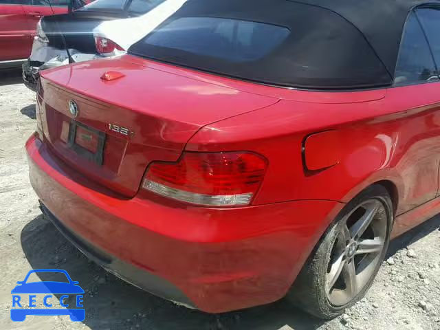 2009 BMW 135 I WBAUN93579VK41212 зображення 8