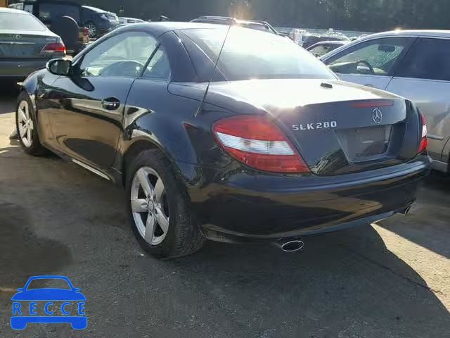 2008 MERCEDES-BENZ SLK 280 WDBWK54F18F180225 image 2