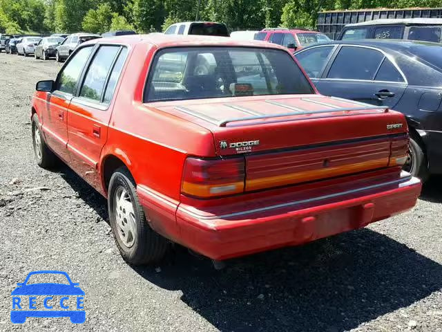 1994 DODGE SPIRIT 3B3AA463XRT305551 image 2