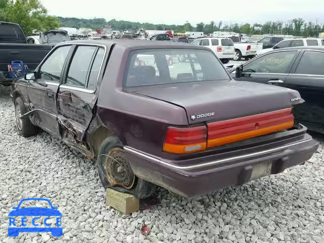 1994 DODGE SPIRIT 3B3AA4634RT213187 image 2