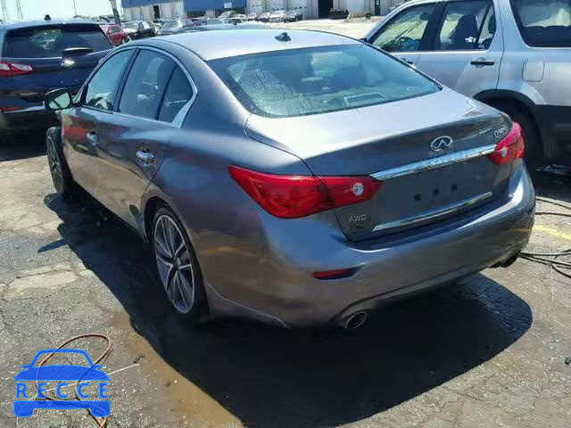 2015 INFINITI Q50 HYBRID JN1AV7AR5FM850464 image 2