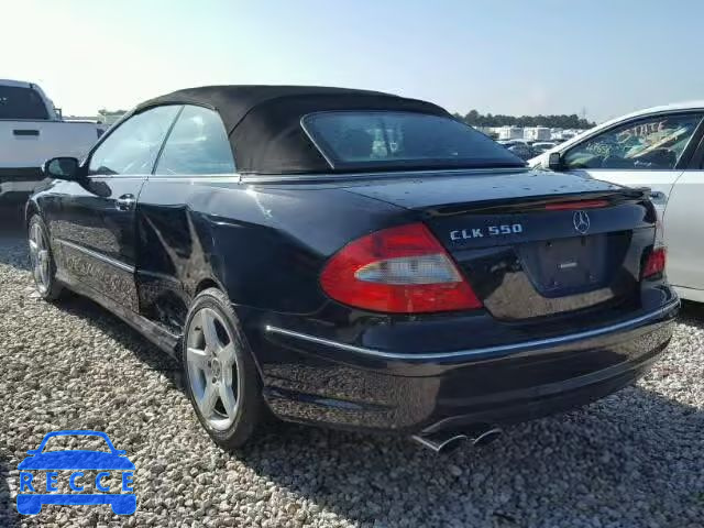 2007 MERCEDES-BENZ CLK 550 WDBTK72F87T082827 image 2