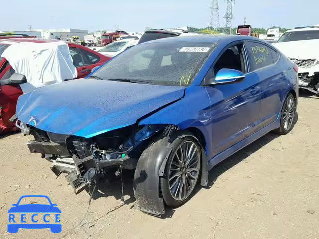 2017 HYUNDAI ELANTRA SP KMHD04LBXHU335322 image 1