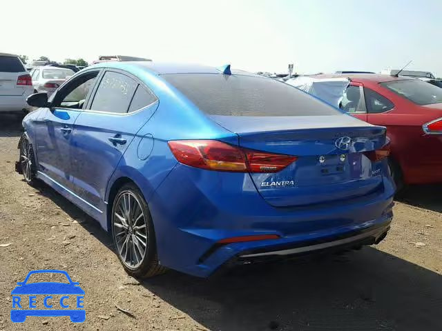 2017 HYUNDAI ELANTRA SP KMHD04LBXHU335322 image 2