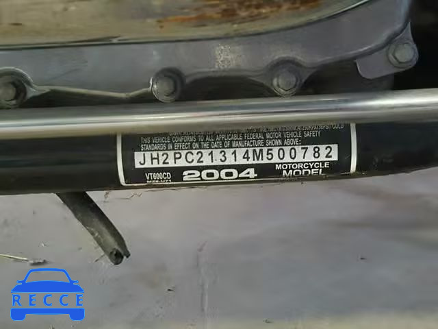 2004 HONDA VT600 CD JH2PC21314M500782 зображення 8