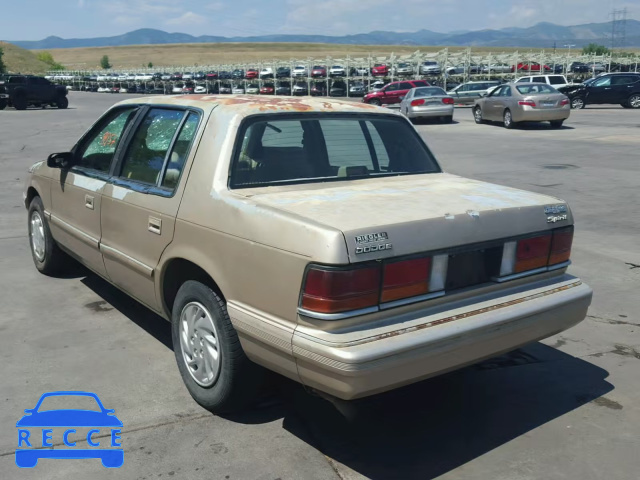 1991 DODGE SPIRIT 1B3XA46K2MF514108 image 2