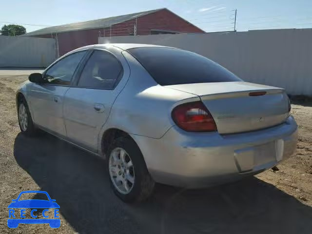 2005 DODGE NEON SX 2. 1B3ES46C45D203757 зображення 2