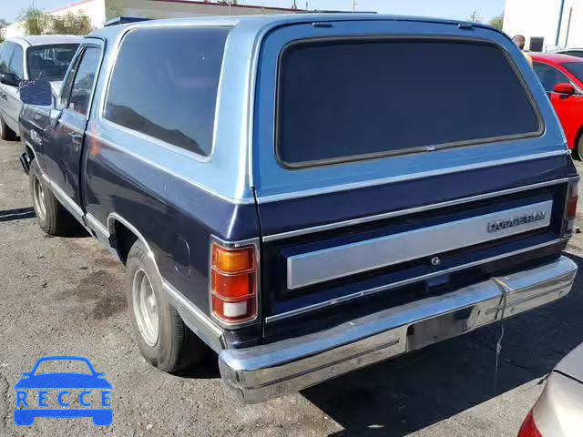 1988 DODGE RAMCHARGER 3B4GD12Y0JM810817 зображення 2