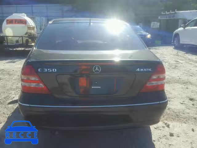 2006 MERCEDES-BENZ C 350 4MAT WDBRF87H86F739170 зображення 8