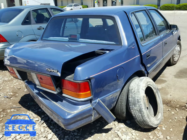 1992 DODGE SPIRIT 1B3XA46K3NF289294 зображення 3
