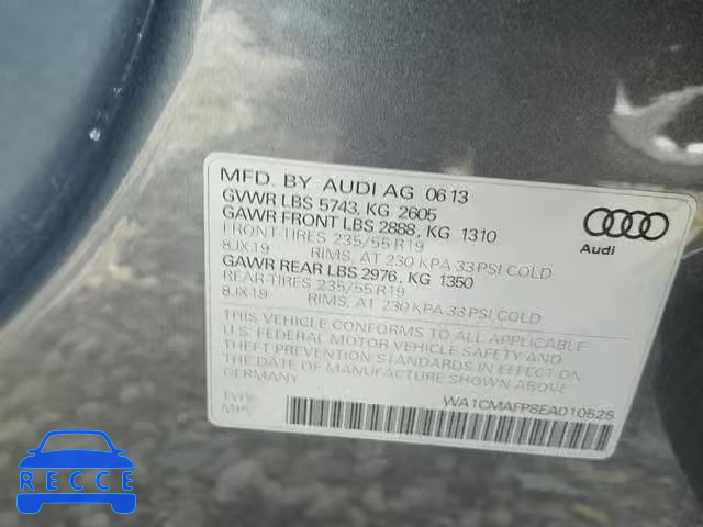 2014 AUDI Q5 TDI WA1CMAFP8EA010525 зображення 9