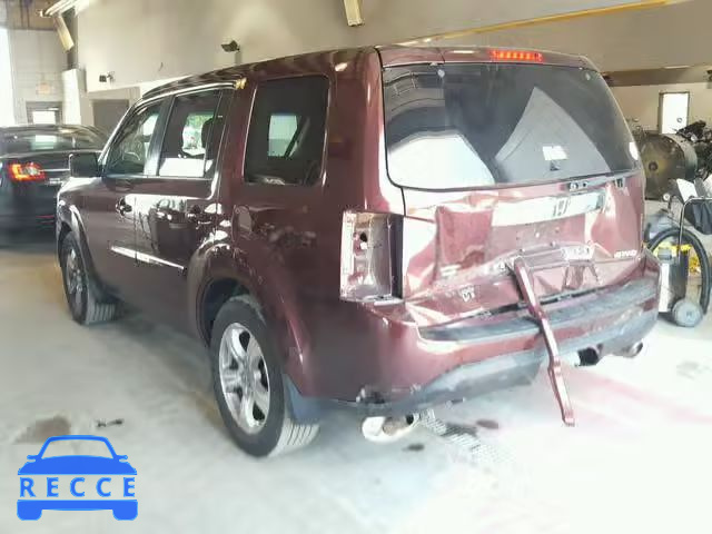 2013 HONDA PILOT EXLN 5FNYF4H74DB056458 image 2