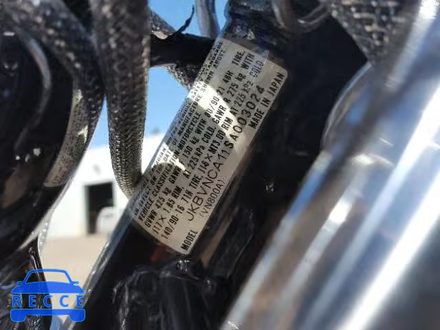 1995 KAWASAKI VN800 JKBVNCA11SA003024 зображення 9