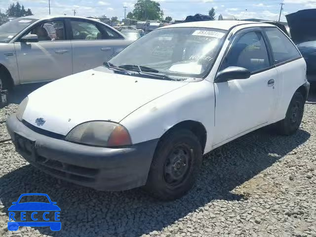 1998 CHEVROLET METRO 2C1MR2262W6725214 image 1