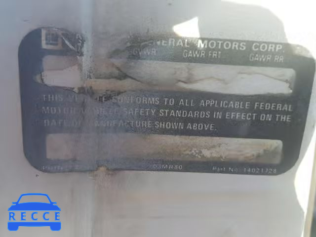 1981 CHEVROLET EL CAMINO 1GCCW80A4BZ432432 image 9
