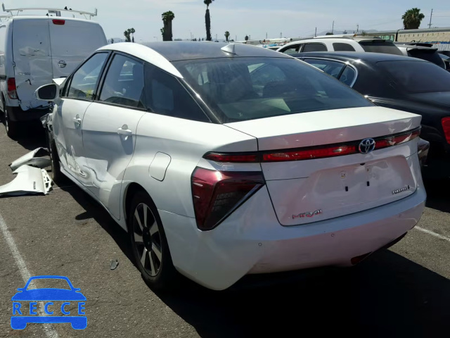 2017 TOYOTA MIRAI JTDBVRBD5HA003206 Bild 2