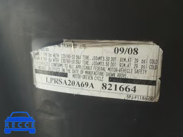 2009 YAMAHA YW50 LPRSA20A69A821664 зображення 9