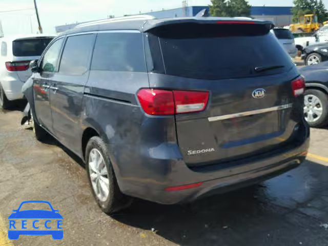 2017 KIA SEDONA EX KNDMC5C12H6263206 зображення 2
